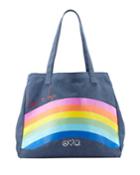 Graphic Oversized Canvas Tote Bag