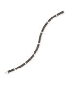 18k White Gold Black & White Diamond Bracelet