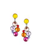 Multicolor Crystal Dangle Earrings