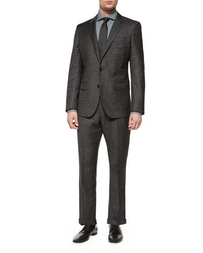 Slim Fit Broken Pindot Two-piece