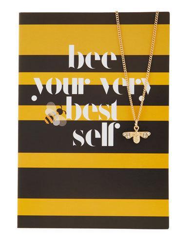Bee Necklace With Card