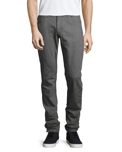 Blake Slim Straight-leg Jeans, Gray