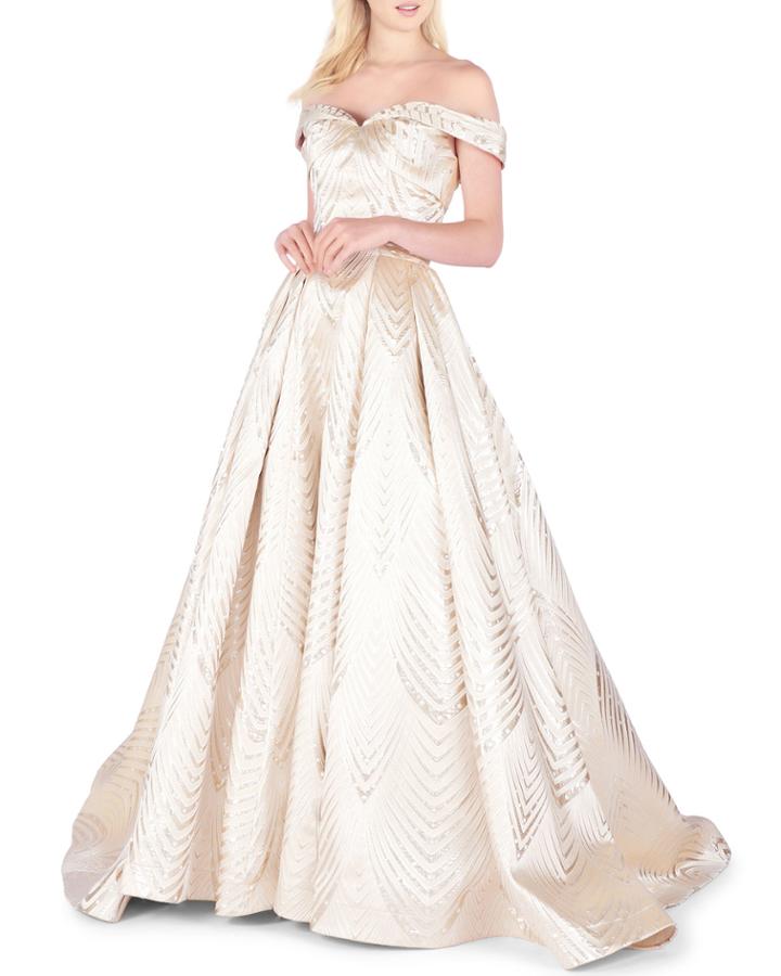 Off The Shoulder Ball Gown