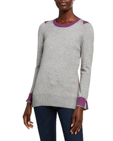 Slit-cuff Pullover