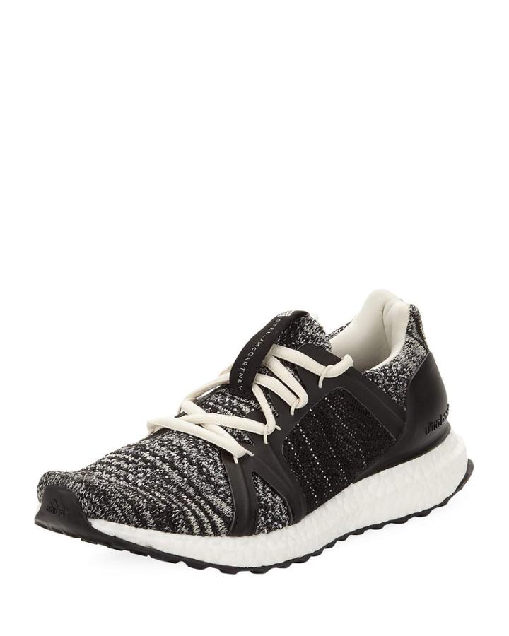 Ultra Boost Parley Knit Trainer Sneakers, Black