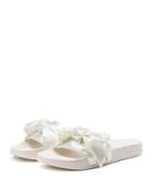 Bow Satin Slide