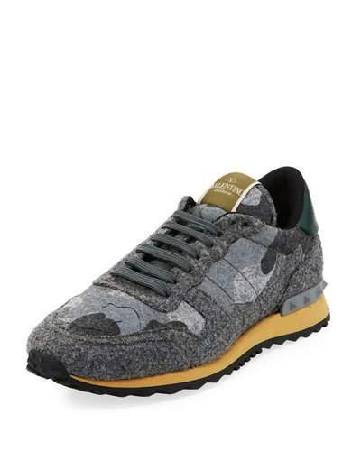 Lace-up Camouflage Fabric