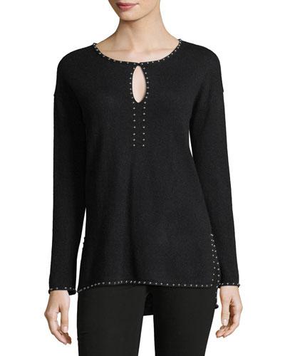 Cashmere Dome-studded