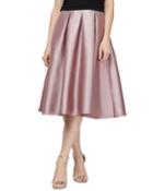 Solid Pleated Flare
