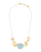 18k Yellow Gold & Aquamarine Necklace