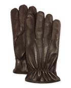 3-point Napa Leather Gloves W/cashmere