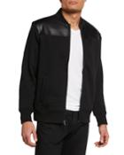Men's Bomber Jacket W/ Faux