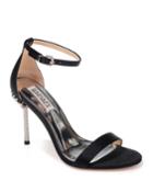 Vicia Crystal Embellished Satin Cocktail