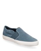 Men's Fenton Perforated Suede Slip-on
