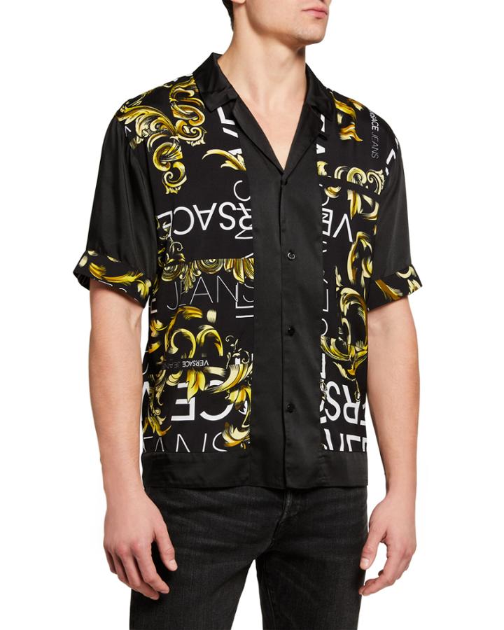 Men's Satin Baroque Logo