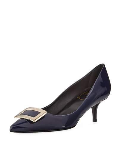 Patent Leather Pilgrim Pump