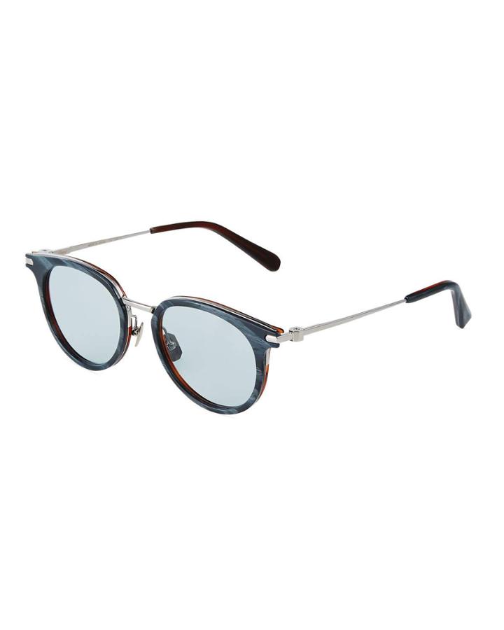 Men's Round Acetate/metal