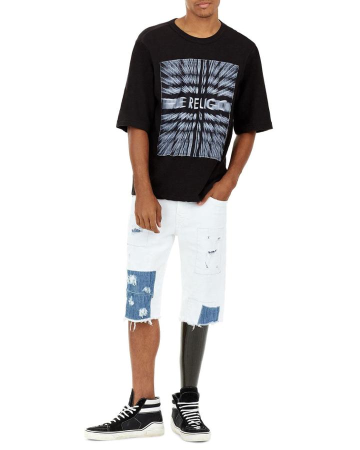 Ricky Flap-pocket Distressed Cutoff