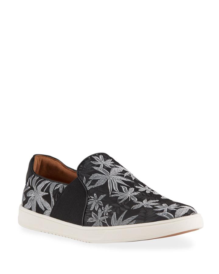 Men's Adriano Metallic Floral Slip-on