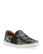 Men's Adriano Metallic Floral Slip-on