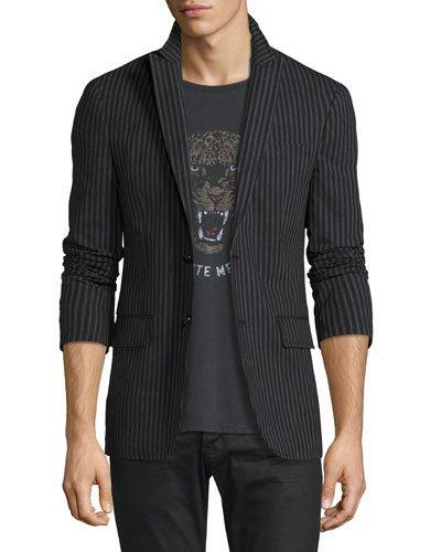 Two-button Peak-lapel