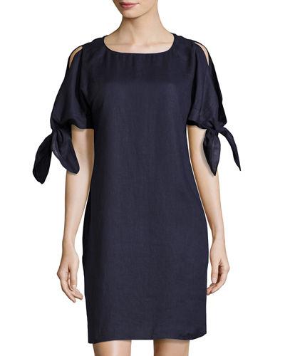 Cold-shoulder Linen