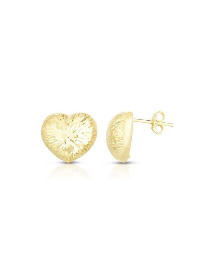 14k Italian Puffed Heart
