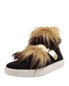 Angela Fur High-top Platform