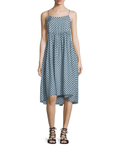 The Tea Time Dot-print Dress, Weeping Dot
