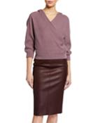Hooded Cashmere Rib