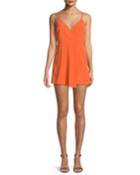 Emery Fitted Cross-front Romper