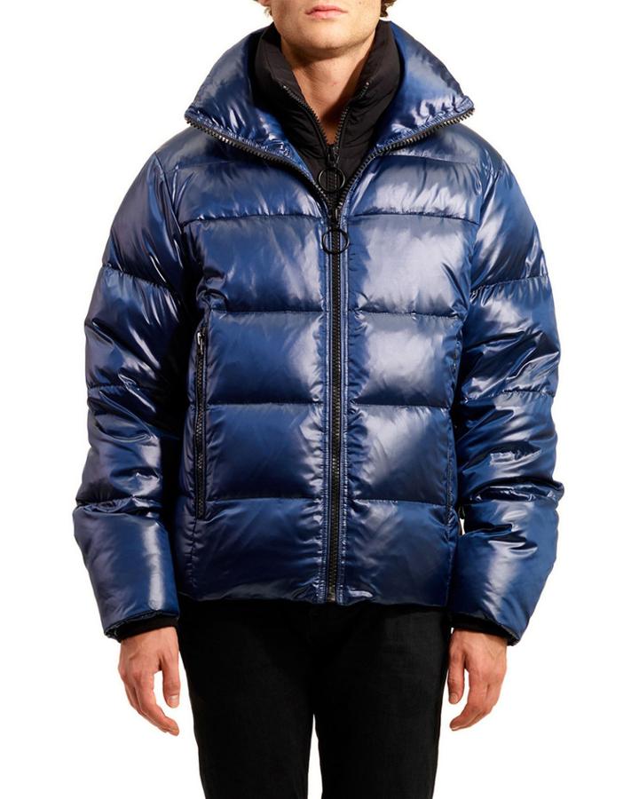 Men's Logan Water Repellant Puffer Jacket, Ocean
