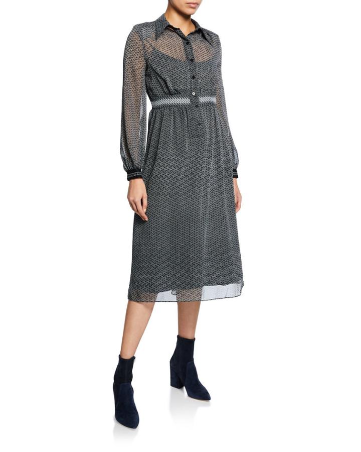 Button-down Patterned