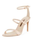 Rosalind Strappy Leather Mid-heel