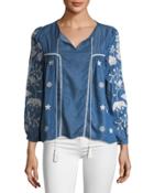 Gemma Embroidered Top