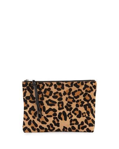 Vivian Calf-hair/leather Pouch,