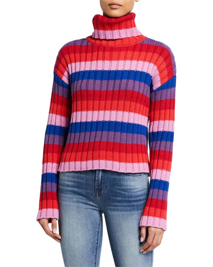 Striped Turtleneck
