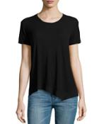 Short-sleeve Shrunken Jersey Tee