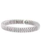 18k White Gold Crescent-link Bracelet