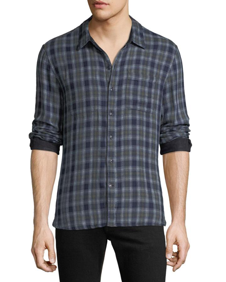 Men's Reversible Plaid