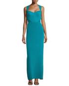 Sleeveless Sweetheart Column Gown