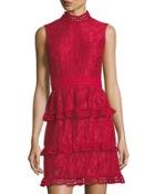 Brea Tiered-lace Dress
