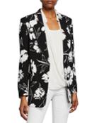 Floral-print Boyfriend Blazer