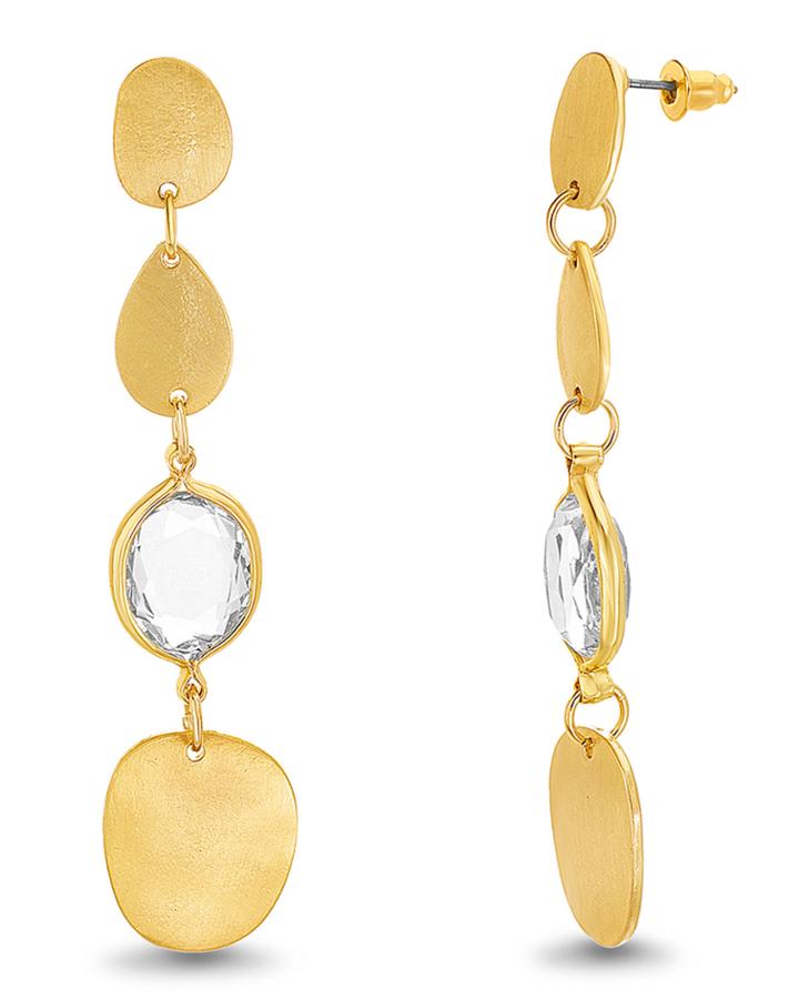 Chime Ovals Drop Earrings