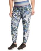Wide-waist Floral-print Leggings, Multi Pattern,