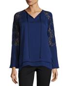 Lace Bell-sleeve Top