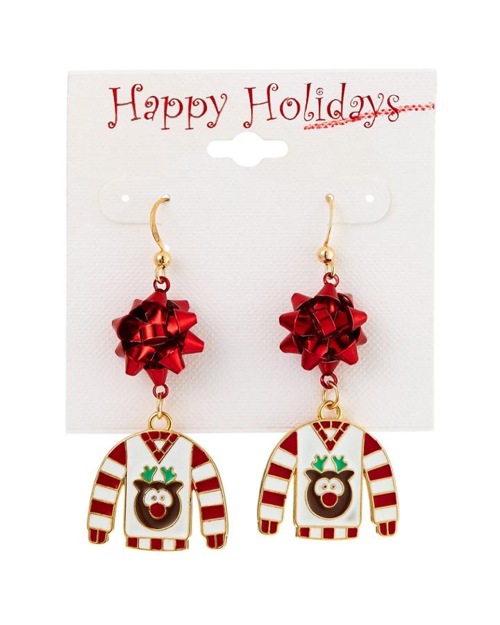 Ugly Sweater Drop Earrings