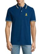 Neon Striped-trim Polo, Waterloo