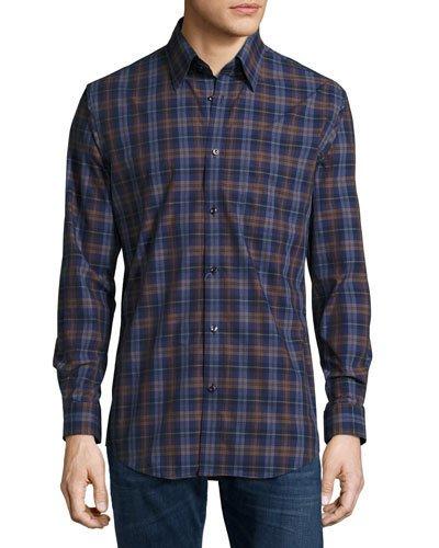 Trim-fit Plaid Sport