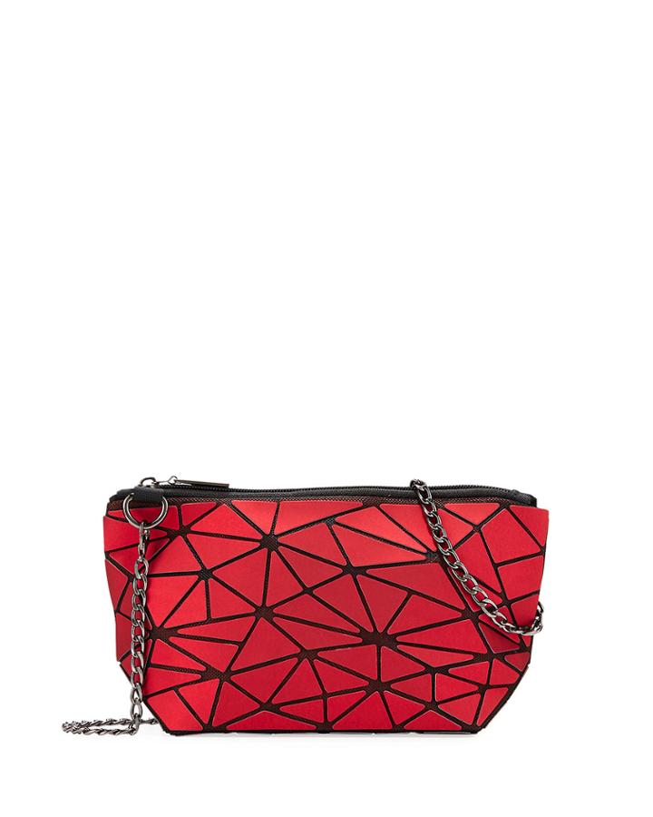 Geometric Tiled Coin Purse Bag